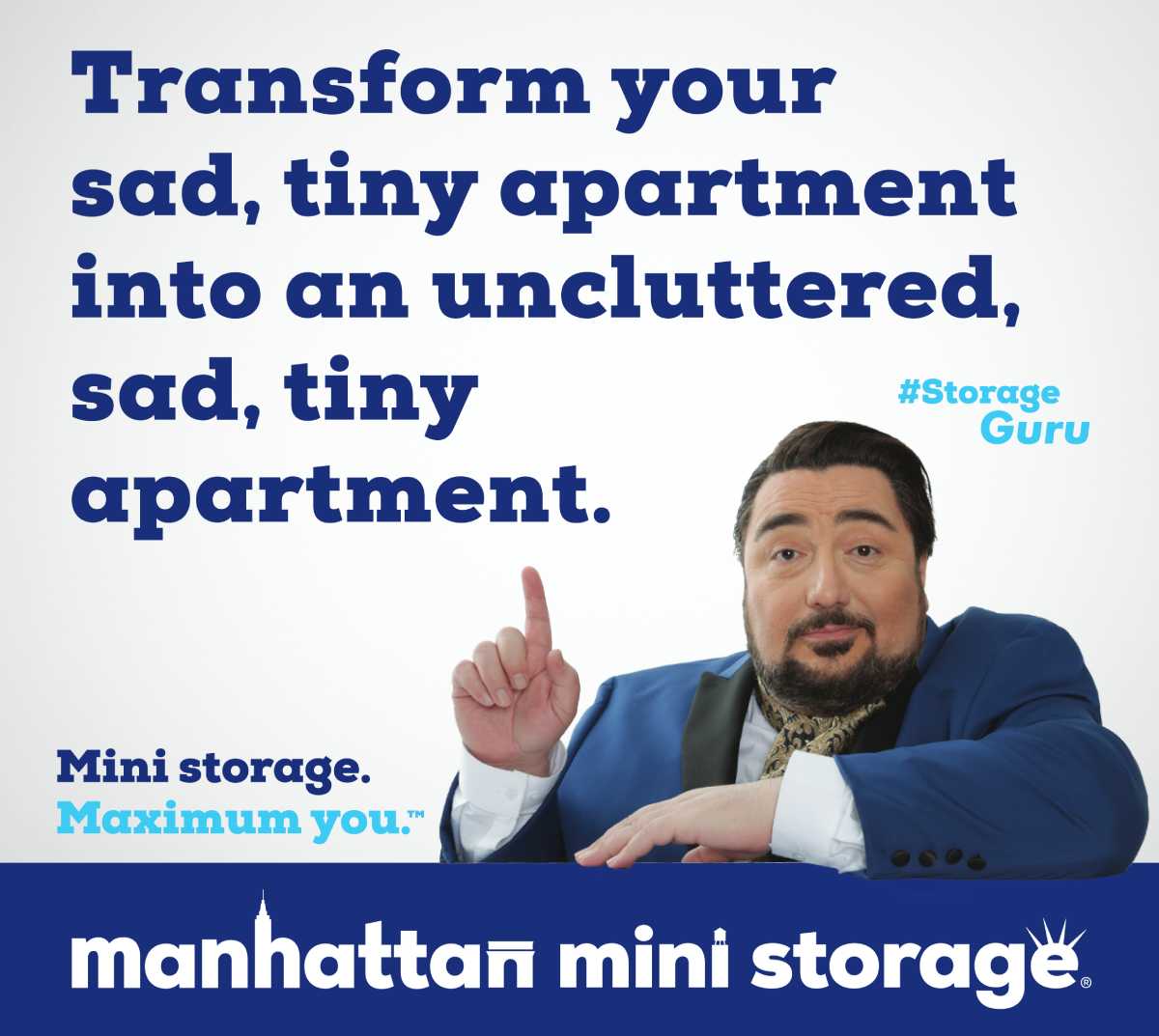 Manhattan Mini Storage Billboard NYC Tiny Apartments